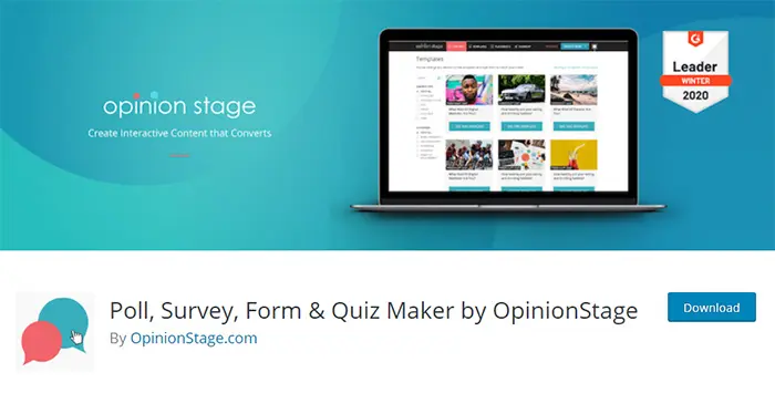 Poll Survey Form Quiz Maker by OpinionStage