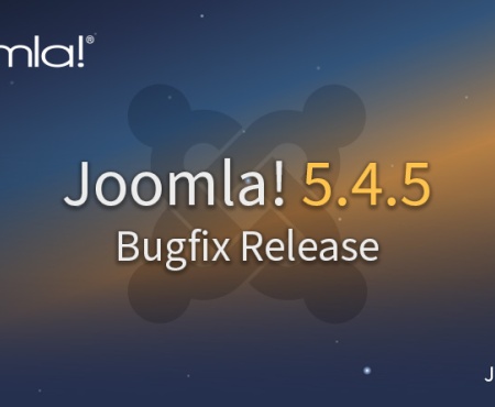 Joomla 5.4.5 错误修复版本发布