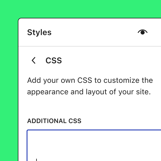 Custom CSS