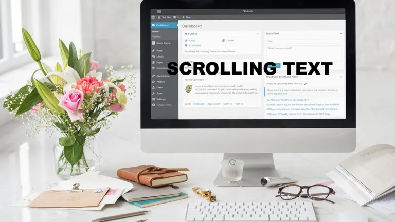 How To Add A Scrolling News Ticker To WordPress