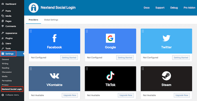 nextend social login