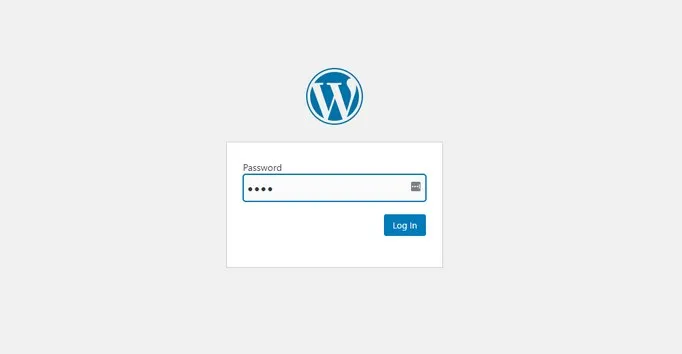 password protect wordpress preview