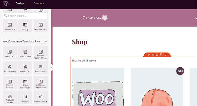 编辑您的WooCommerce主题的商店页面