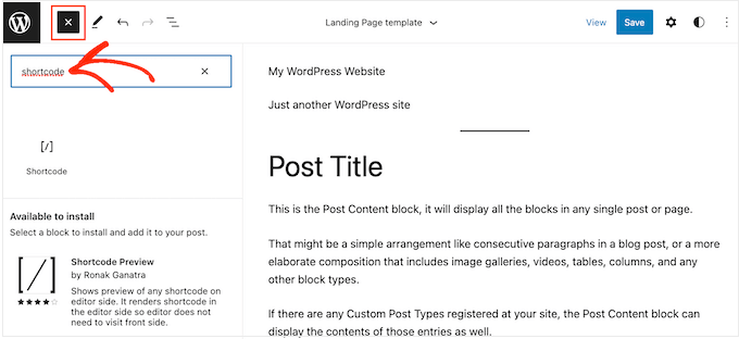 将WordPress块添加到侧边栏