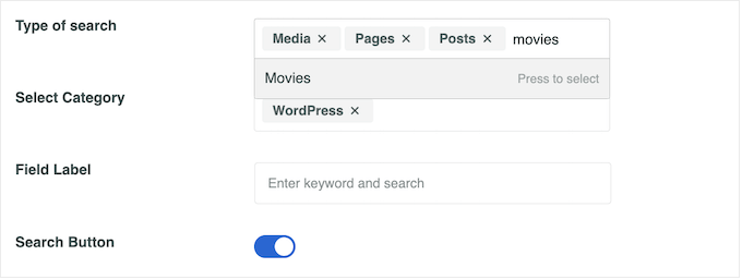如何在WordPress中搜索自定义帖子类型