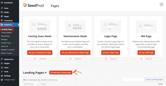 如何使用 SeedProd 创建新的登录页面设计