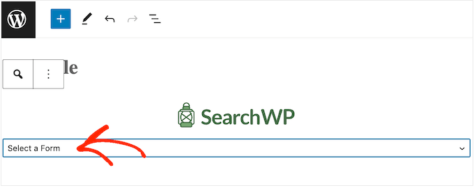在WordPress中的多个搜索表单之间进行选择