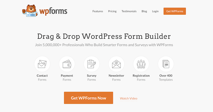 WPForms 表单构建器插件和签名插件