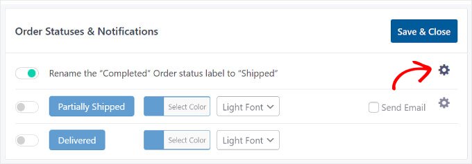 Advanced Shipment Tracking 的订单状态和通知设置