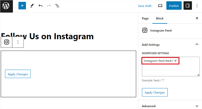 将可购物的 Instagram 动态添加到页面或帖子