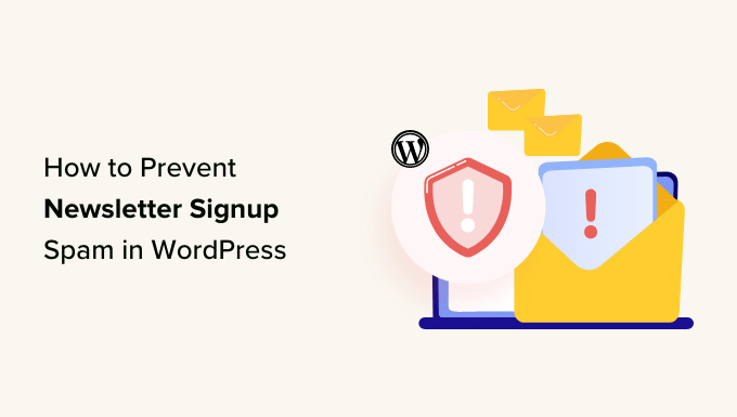 如何防止 WordPress 中的时事通讯注册垃圾邮件