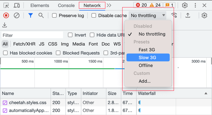 使用 Chrome Inspect 元素限制浏览器