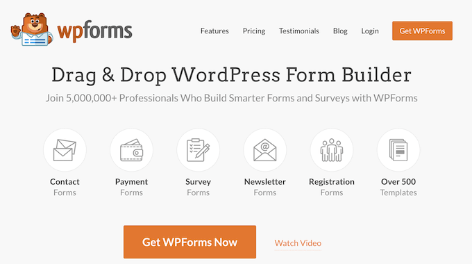 WPForms 表单生成器