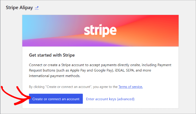 将 stripe 连接到支付宝