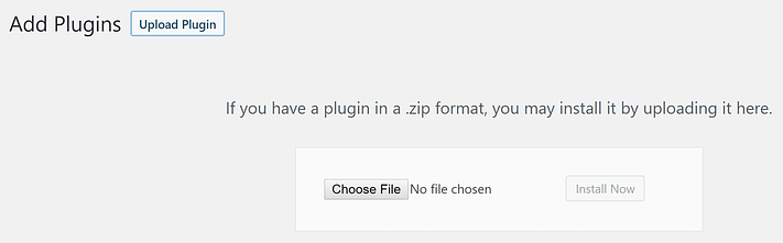 upload plugin