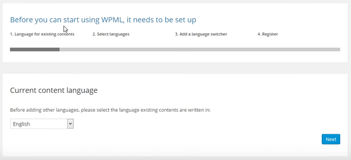 wpml languages