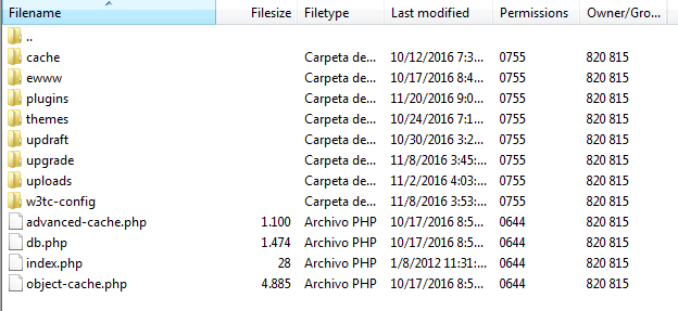 wp content
