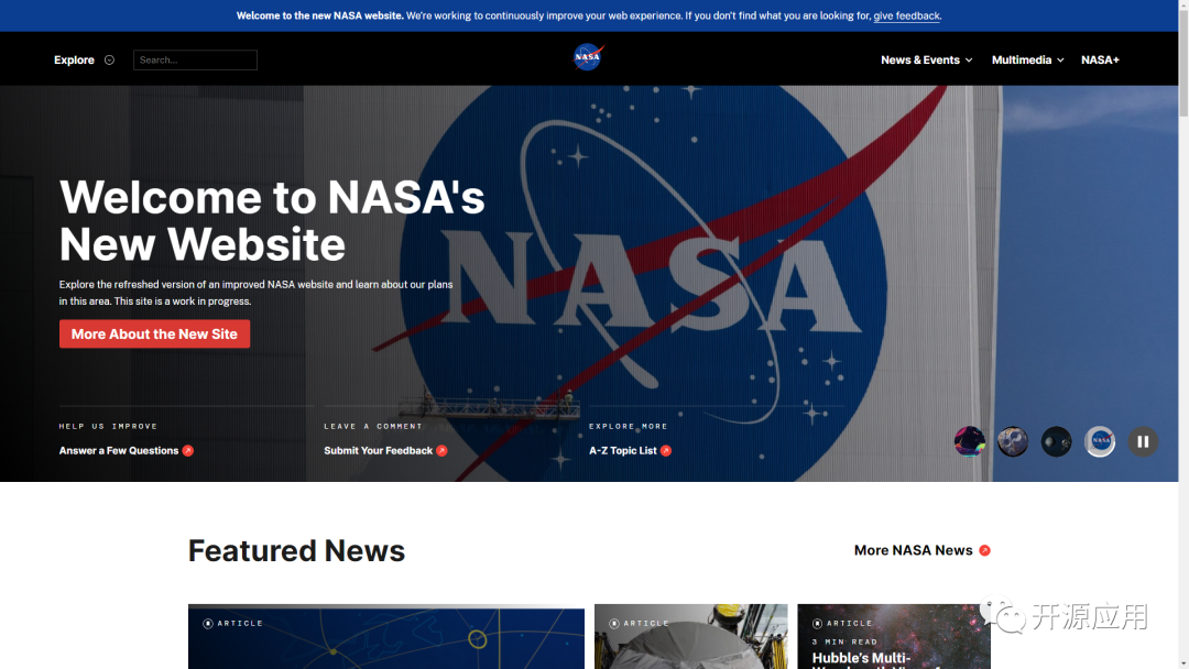WordPress建站：NASA 新网站竟花了上百万美金