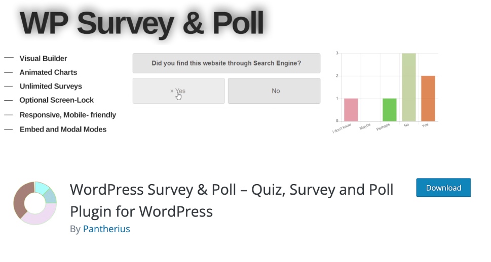 WordPress Survey Poll