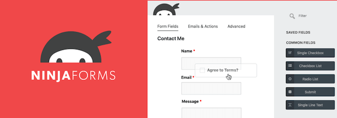 Ninja Forms WordPress 插件