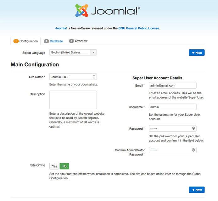 Joomla4-安装