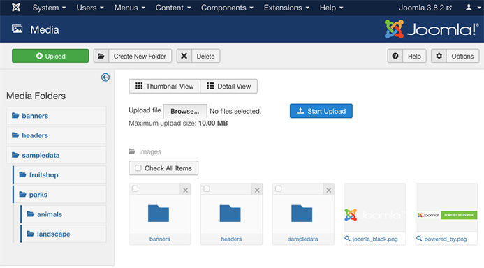 Joomla4媒体管理