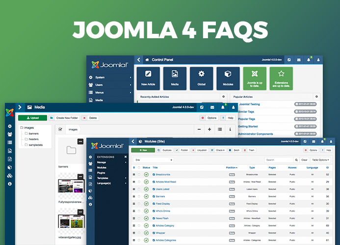 Joomla4常见问题