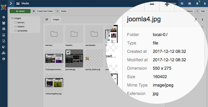 Joomla4图像属性