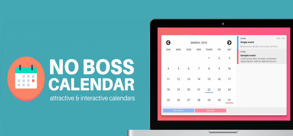 Noboss Calendar