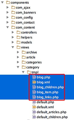 Joomla中创建自定义博客布局