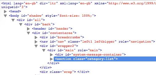 如何在不同页面上使用不同的Joomla CSS
