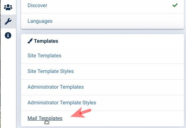 Joomla 4中自定义网站的电子邮件