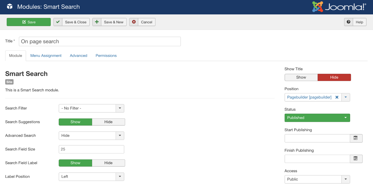 Joomla搜索生态系统介绍