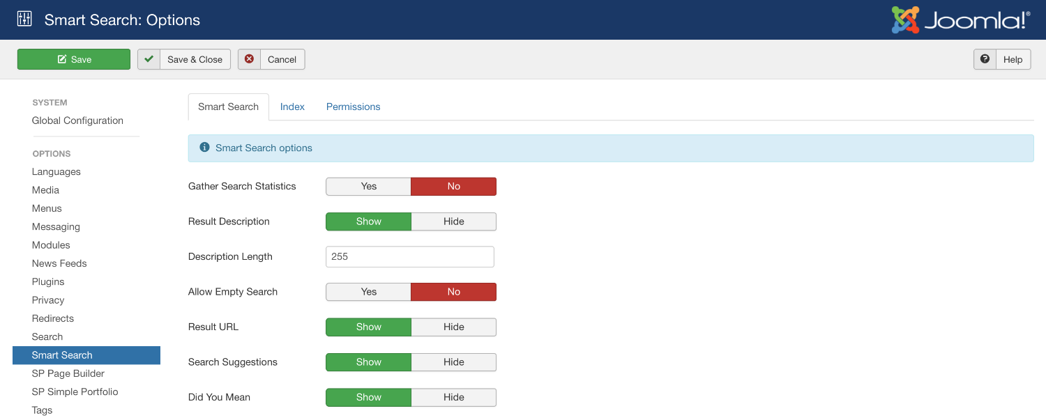 Joomla搜索生态系统介绍