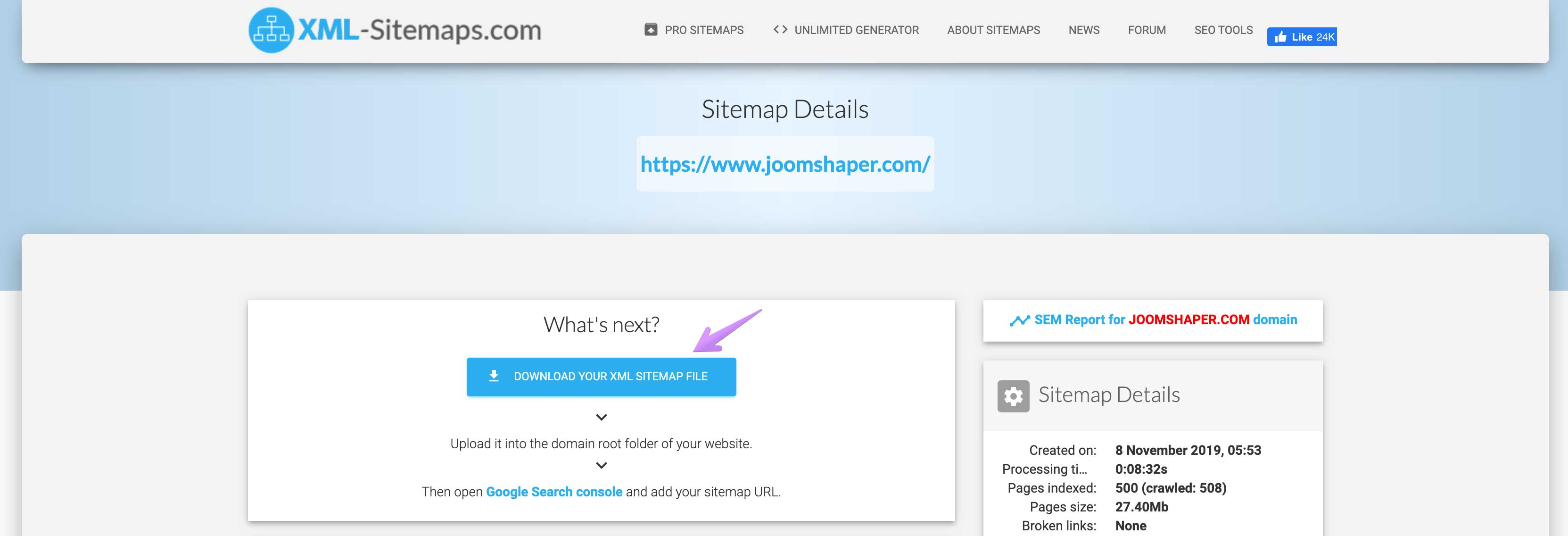 sitemap creation3