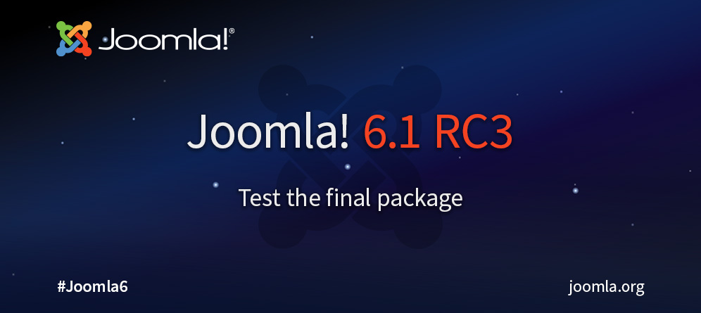 Joomla 6.1 RC3