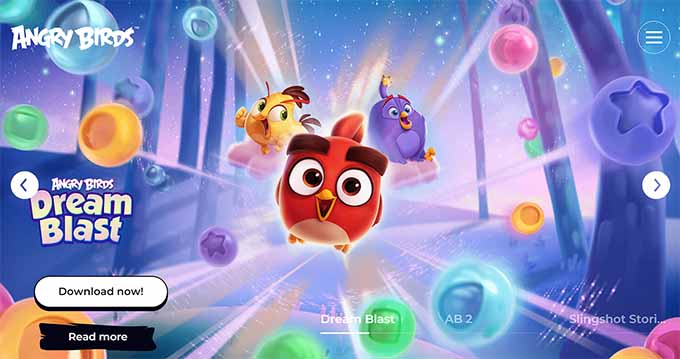 angrybirds website